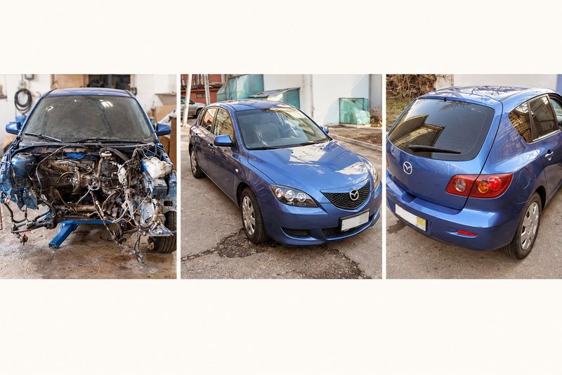 Восстановление Mazda 3