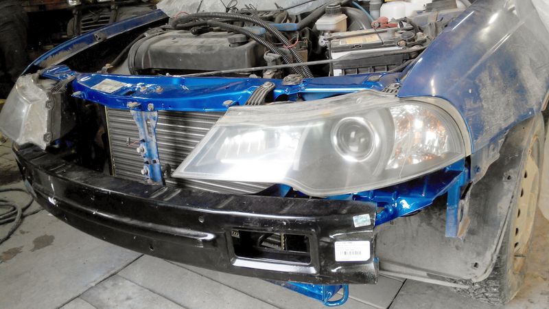 Ремонт передней части Daewoo Nexia