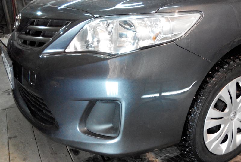 Ремонт бампера Toyota Corolla