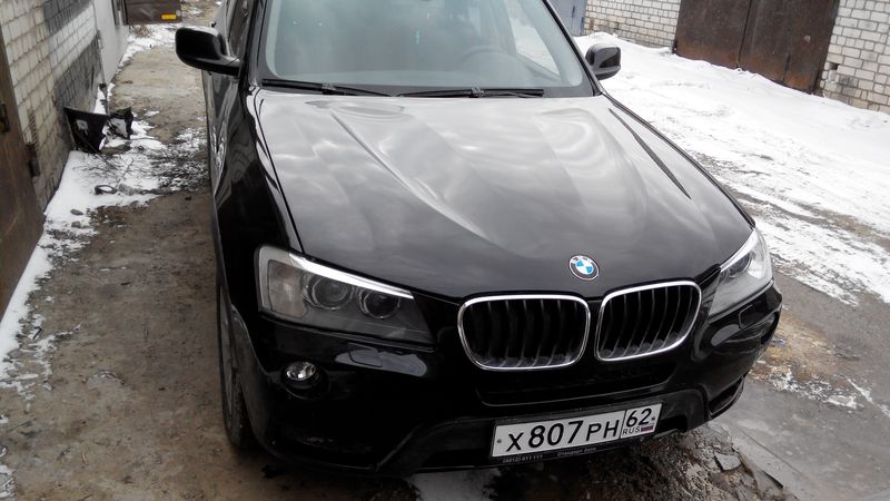 Ремонт передней части BMW X3