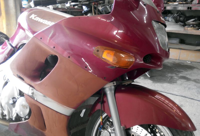 Восстановление пластика Kawasaki — фото 4