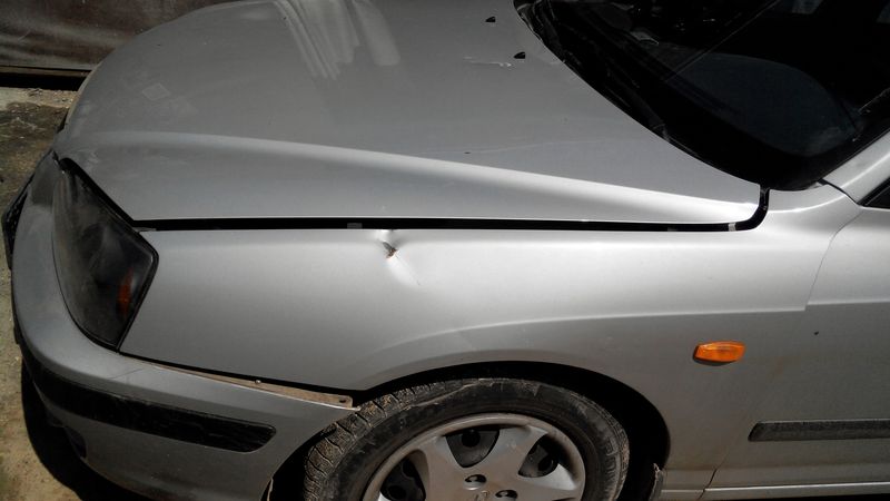 Ремонт крыла и капота Hyundai Elantra — фото 1