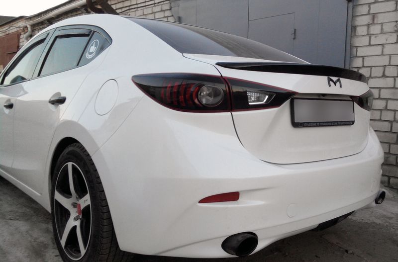 Трёхслойная покраска бампера Mazda