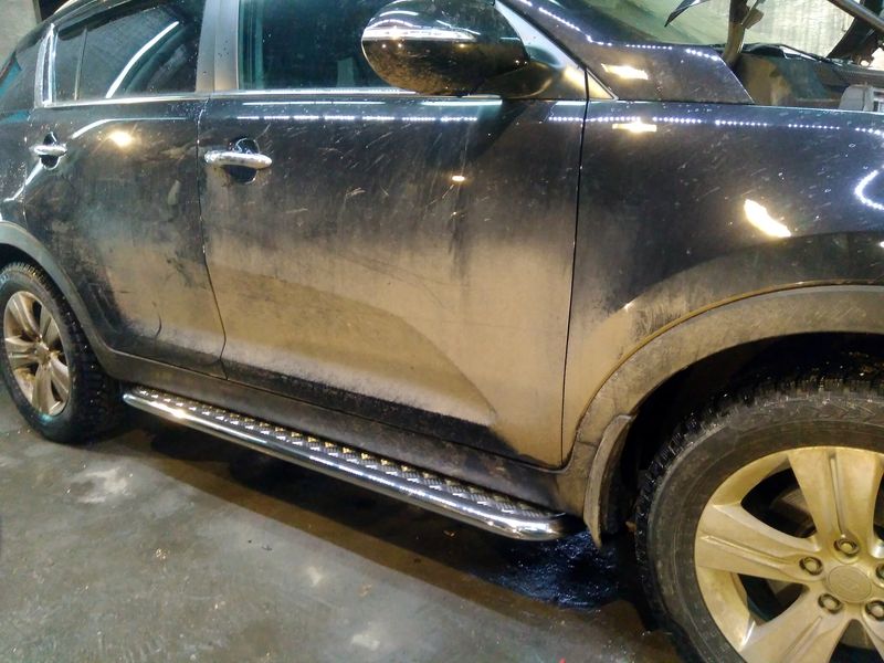 Изготовление дополнительного порога Kia Sportage — фото 2