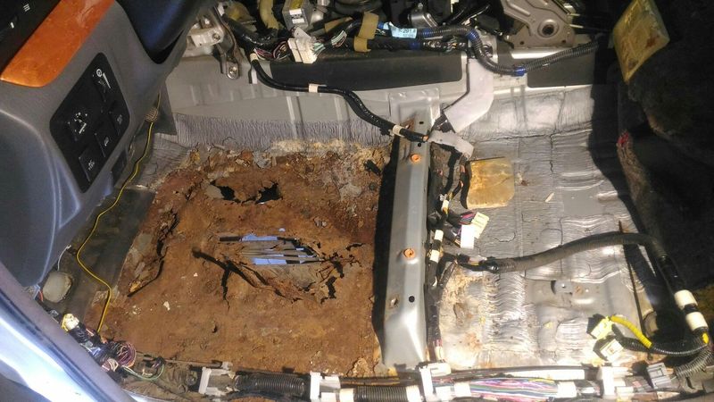 Восстановление днища Lexus — фото 3